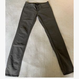 Gray stretch skinny jeans size 9.
